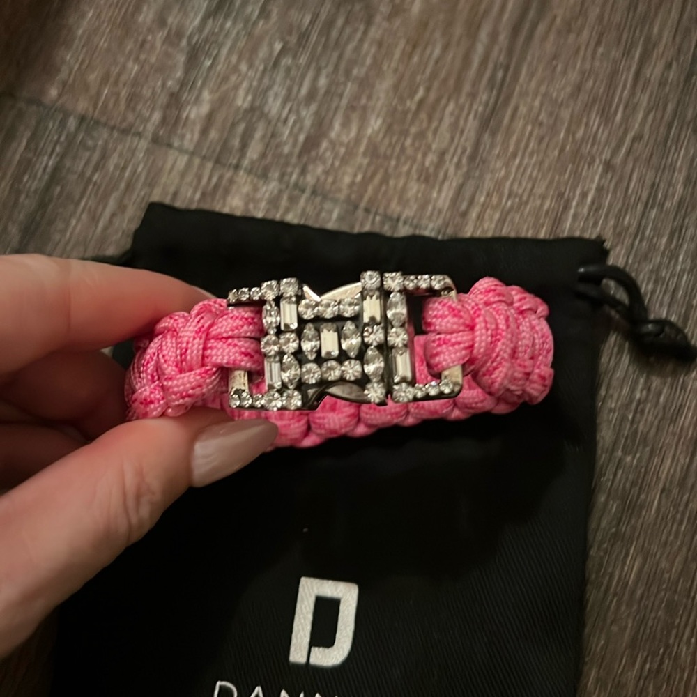 Dannijo braided crystal cuff bracelet